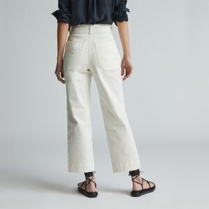 Everlane Women's Cream Straight Leg Jeans